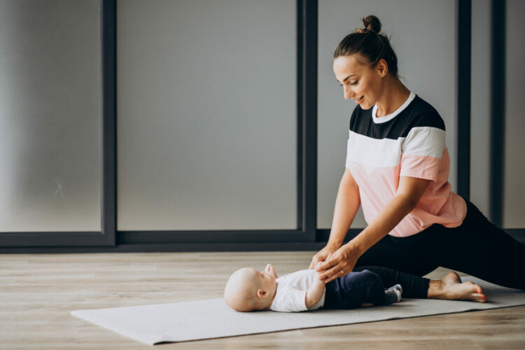 Cours de bébé gym